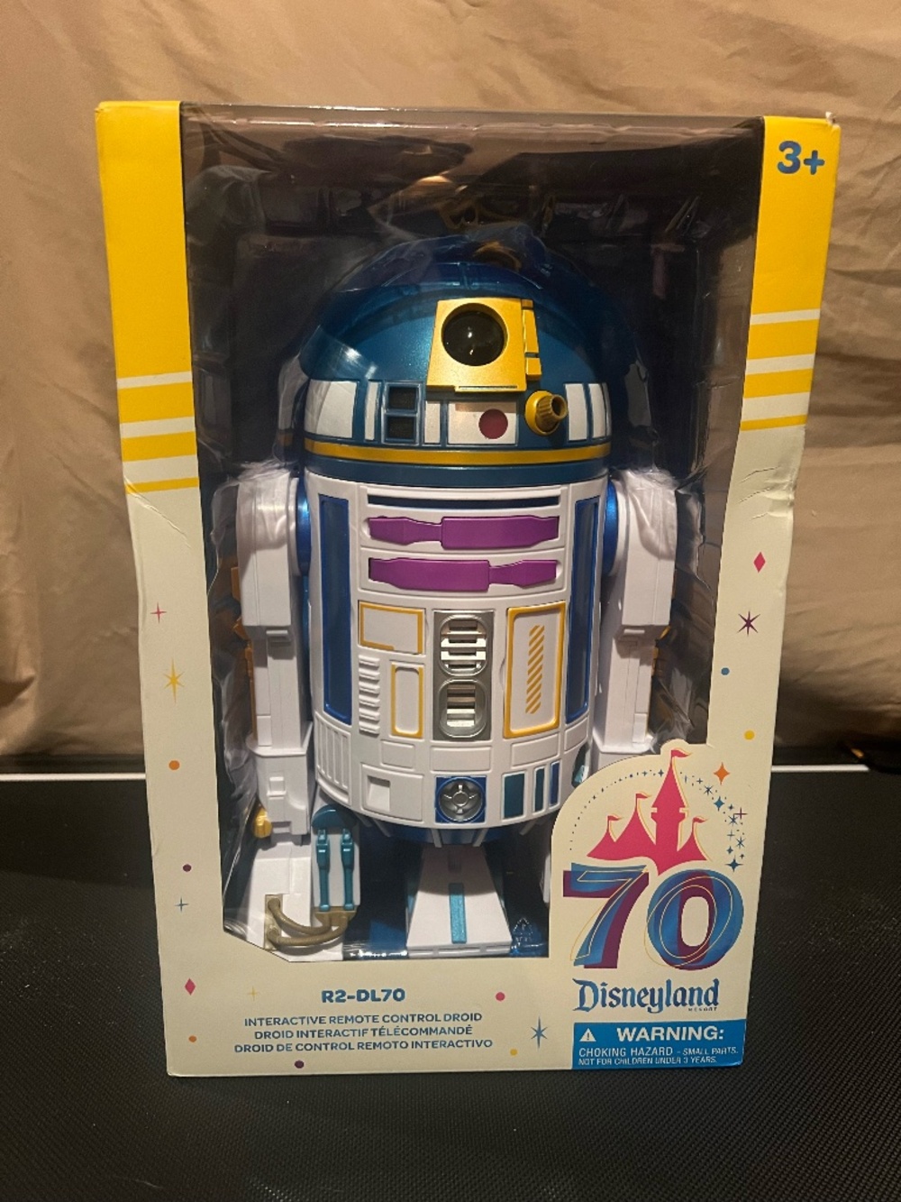 RARE R2-D2 R2-DL70 RC Droid Disneyland 70th Anniversary Limited Edition Toy